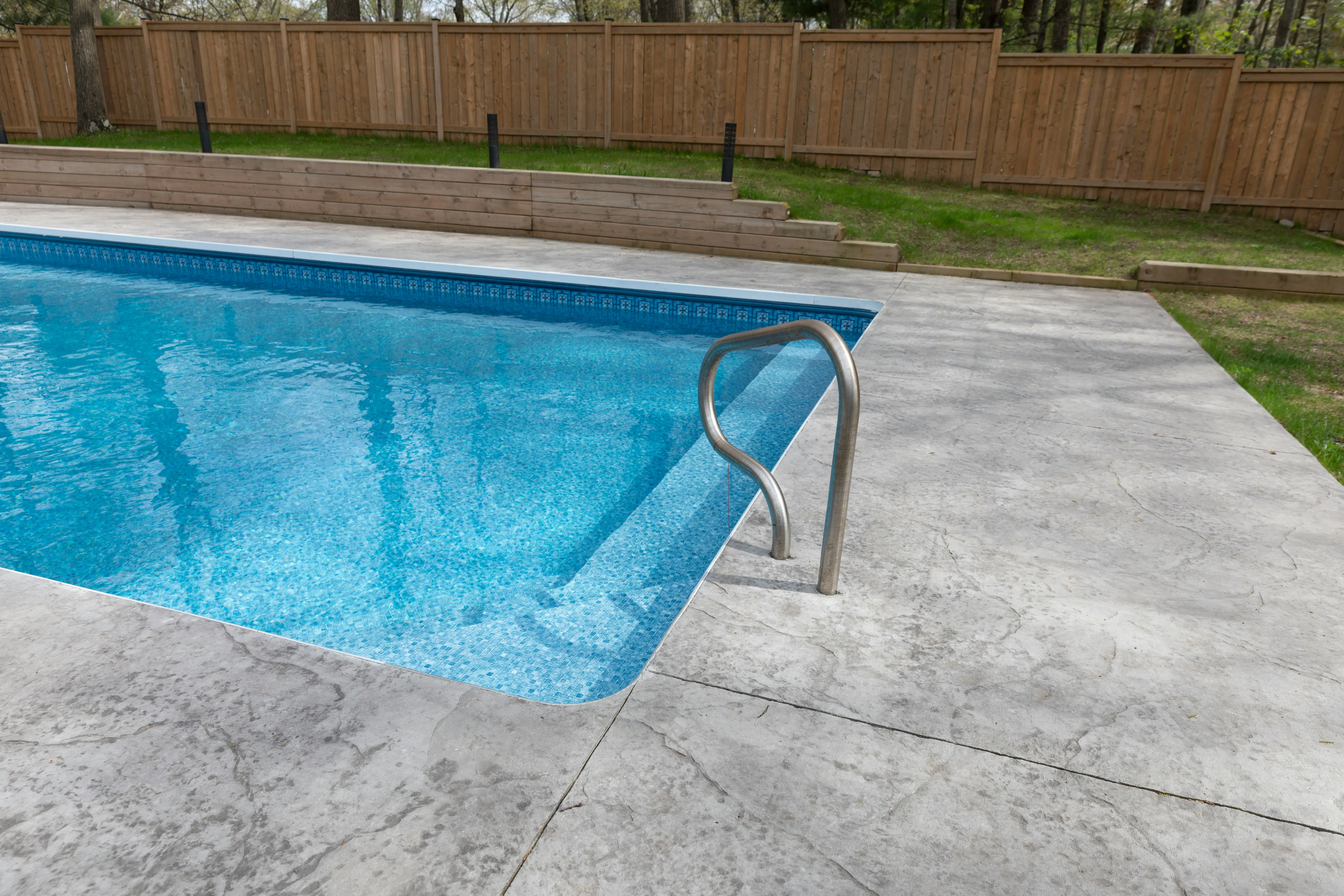 Patio and pool deck concrete coating Florida residential home